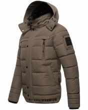 Stone Harbour Witaas Herren Winterjacke B743 Stein Braun Größe S - Gr. S