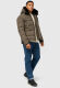 Stone Harbour Witaas Herren Winterjacke B743 Stein Braun Größe S - Gr. S