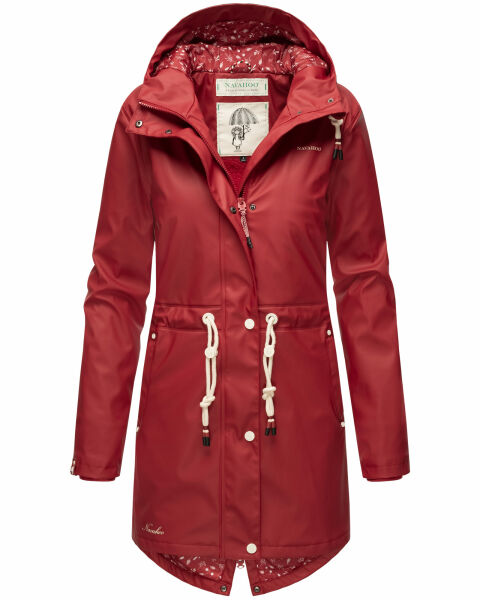Navahoo Flower of Ocean Damen Jacke B925 Blood Red Größe S - Gr. 36