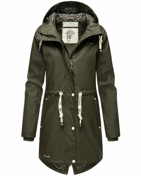 Navahoo Flower of Ocean Damen Jacke B925 Dark Olive Größe S - Gr. 36