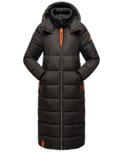 Navahoo Kristallblume Damen Winterjacke lang B926 Schwarz Größe L - Gr. 40
