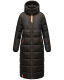 Navahoo Kristallblume Damen Winterjacke lang B926 Schwarz Größe L - Gr. 40
