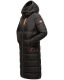 Navahoo Kristallblume Damen Winterjacke lang B926 Schwarz Größe XXL - Gr. 44