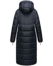 Navahoo Kristallblume Damen Winterjacke lang B926 Navy Größe S - Gr. 36