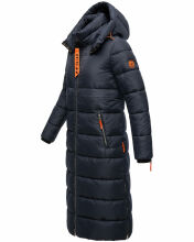 Navahoo Kristallblume Damen Winterjacke lang B926 Navy Größe L - Gr. 40