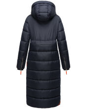 Navahoo Kristallblume Damen Winterjacke lang B926 Navy Größe L - Gr. 40
