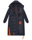 Navahoo Kristallblume Damen Winterjacke lang B926 Navy Größe L - Gr. 40