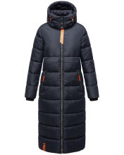 Navahoo Kristallblume Damen Winterjacke lang B926 Navy Größe XL - Gr. 42