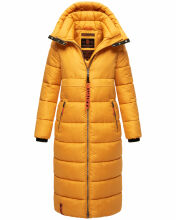 Navahoo Kristallblume Damen Winterjacke lang B926 Gelb Größe XS - Gr. 34