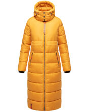 Navahoo Kristallblume Damen Winterjacke lang B926 Gelb Größe S - Gr. 36