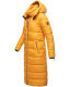 Navahoo Kristallblume Damen Winterjacke lang B926 Gelb Größe S - Gr. 36