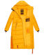 Navahoo Kristallblume Damen Winterjacke lang B926 Gelb Größe S - Gr. 36