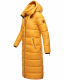 Navahoo Kristallblume Damen Winterjacke lang B926 Gelb Größe M - Gr. 38