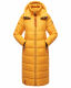 Navahoo Kristallblume Damen Winterjacke lang B926 Gelb Größe XL - Gr. 42