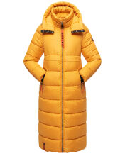 Navahoo Kristallblume Damen Winterjacke lang B926 Gelb Größe XXL - Gr. 44