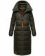 Navahoo Kristallblume Damen Winterjacke lang B926 Dark Olive Größe L - Gr. 40