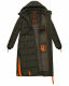 Navahoo Kristallblume Damen Winterjacke lang B926 Dark Olive Größe L - Gr. 40