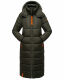Navahoo Kristallblume Damen Winterjacke lang B926 Dark Olive Größe XL - Gr. 42