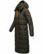 Navahoo Kristallblume Damen Winterjacke lang B926 Dark Olive Größe XL - Gr. 42