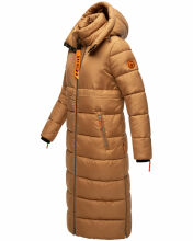 Navahoo Kristallblume Damen Winterjacke lang B926 Camel Größe XS - Gr. 34