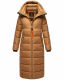 Navahoo Kristallblume Damen Winterjacke lang B926 Camel Größe XS - Gr. 34