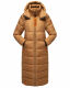Navahoo Kristallblume Damen Winterjacke lang B926 Camel Größe XS - Gr. 34