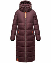Navahoo Kristallblume Damen Winterjacke lang B926 Weinrot Größe S - Gr. 36