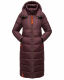 Navahoo Kristallblume Damen Winterjacke lang B926 Weinrot Größe S - Gr. 36