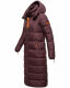 Navahoo Kristallblume Damen Winterjacke lang B926 Weinrot Größe S - Gr. 36