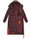 Navahoo Kristallblume Damen Winterjacke lang B926 Weinrot Größe XL - Gr. 42