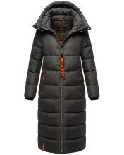Navahoo Kristallblume Damen Winterjacke lang B926 Anthrazit Größe XS - Gr. 34