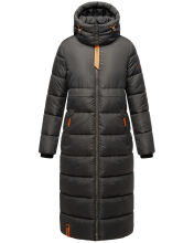 Navahoo Kristallblume Damen Winterjacke lang B926 Anthrazit Größe XS - Gr. 34