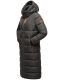 Navahoo Kristallblume Damen Winterjacke lang B926 Anthrazit Größe XS - Gr. 34