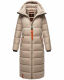 Navahoo Kristallblume Damen Winterjacke lang B926 Taupe Größe M - Gr. 38