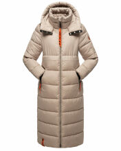 Navahoo Kristallblume Damen Winterjacke lang B926 Taupe Größe L - Gr. 40