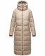 Navahoo Kristallblume Damen Winterjacke lang B926 Taupe Größe XL - Gr. 42