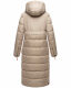 Navahoo Kristallblume Damen Winterjacke lang B926 Taupe Größe XXL - Gr. 44