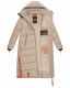 Navahoo Kristallblume Damen Winterjacke lang B926 Taupe Größe XXL - Gr. 44
