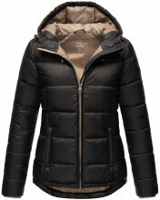 Marikoo Leandraa Damen Winter Jacke B927 Schwarz Größe 34 - Gr. 34