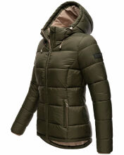 Marikoo Leandraa Damen Winter Jacke B927 Olive Größe 34 - Gr. 34
