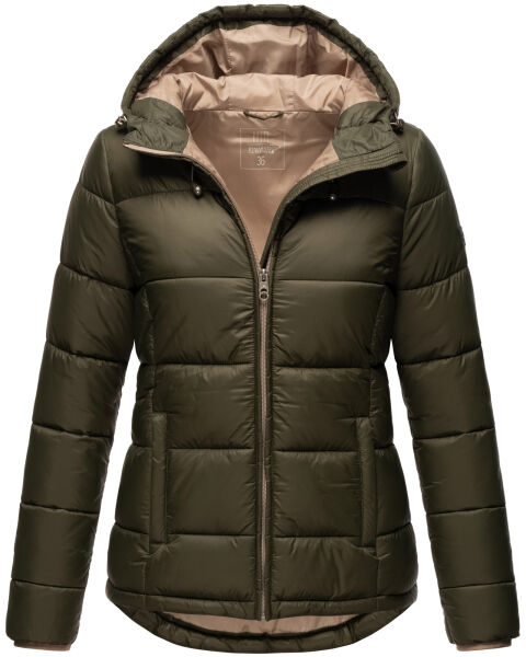 Marikoo Leandraa Damen Winter Jacke B927 Olive Größe 38 - Gr. 38