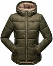 Marikoo Leandraa Damen Winter Jacke B927 Olive Größe 38 - Gr. 38