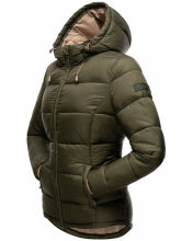 Marikoo Leandraa Damen Winter Jacke B927 Olive Größe 38 - Gr. 38