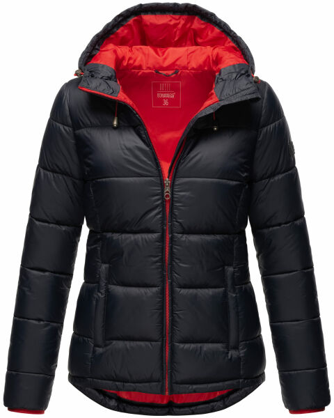 Marikoo Leandraa Damen Winter Jacke B927 Navy Größe 34 - Gr. 34
