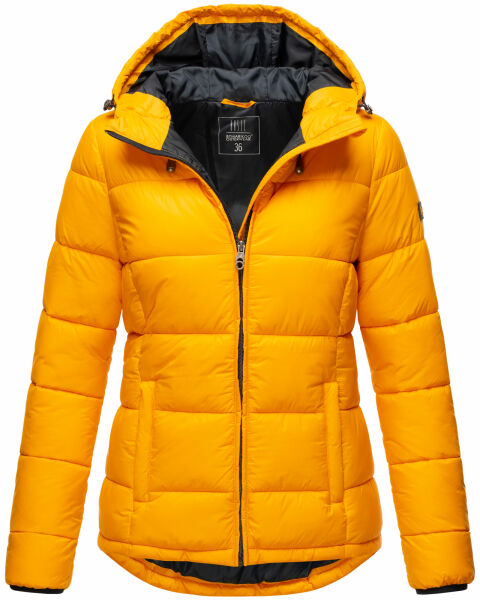 Marikoo Leandraa Damen Winter Jacke B927 Gelb Größe 38 - Gr. 38