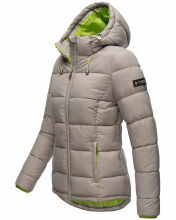 Marikoo Leandraa Damen Winter Jacke B927 Zink Grau Größe 34 - Gr. 34