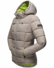 Marikoo Leandraa Damen Winter Jacke B927 Zink Grau Größe 34 - Gr. 34