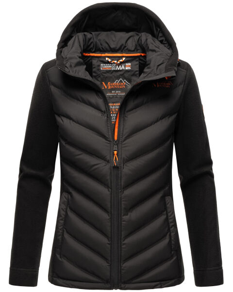 Marikoo Mountain Mount Haruna Ladies Jacket Fleece Hybrid Bordeaux Größe L - Gr. 40