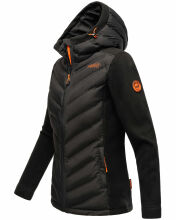 Marikoo Mountain Mount Haruna Ladies Jacket Fleece Hybrid Bordeaux Größe M - Gr. 38