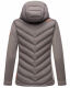 Marikoo Mountain Mount Haruna Ladies Jacket Fleece Hybrid Grau Größe L - Gr. 40